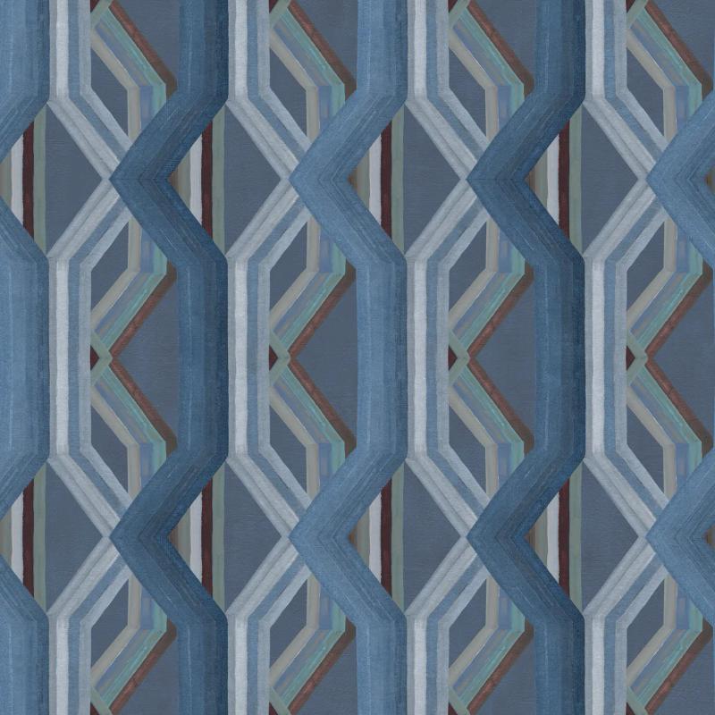 Pattern of design Rhombus in Azzurro Cielo