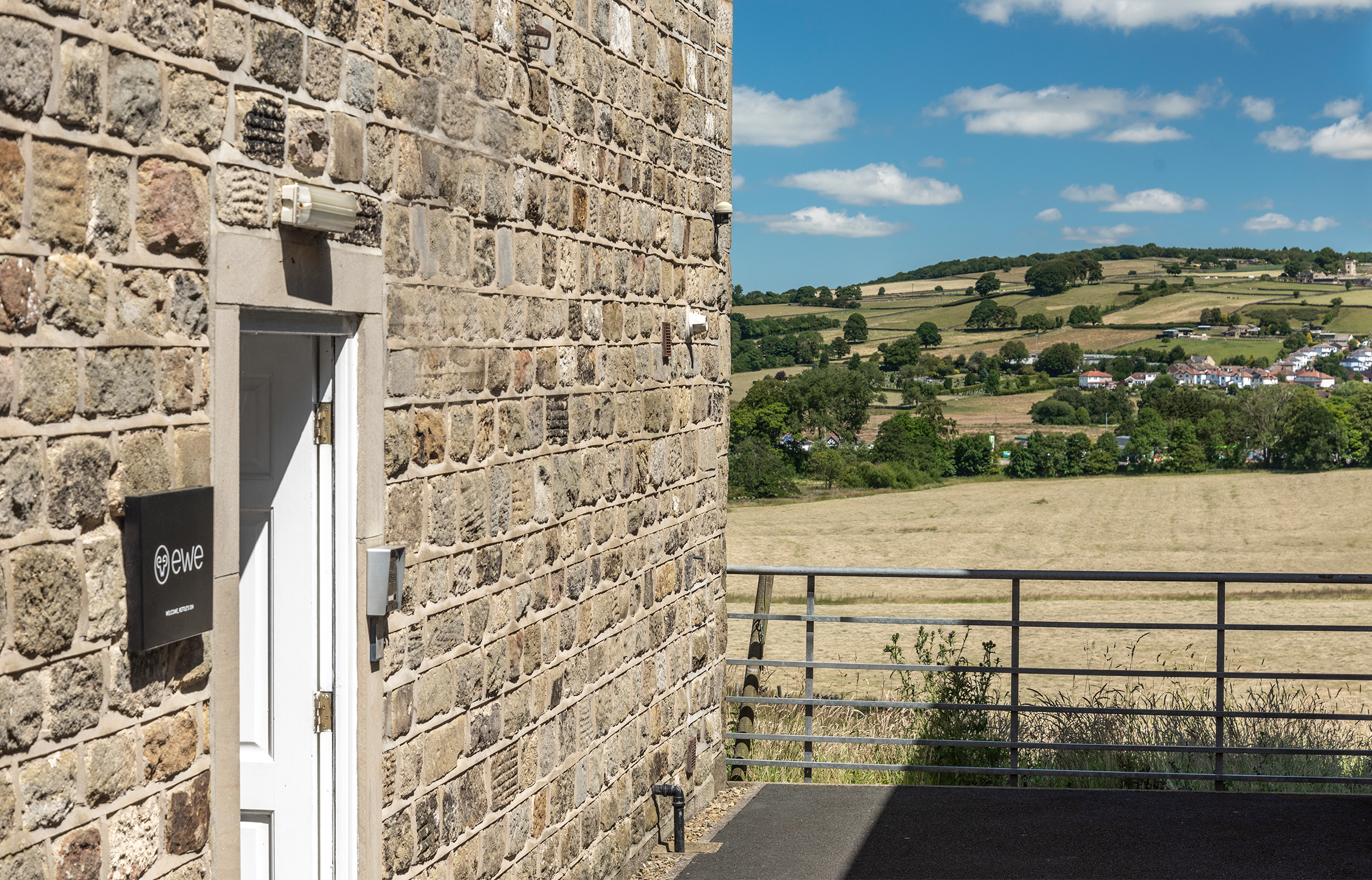 Ewe agency office door