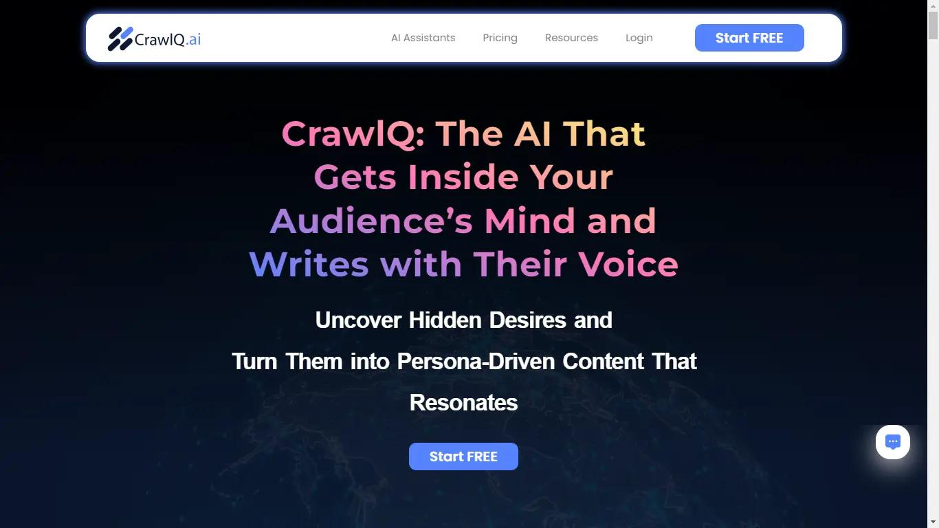 CrawlQ AIWebsite Screenshot