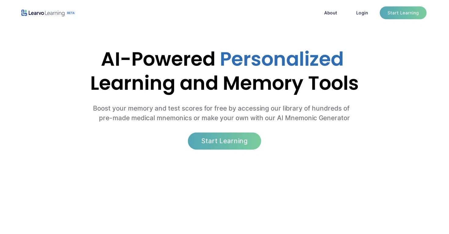 Learvo Website