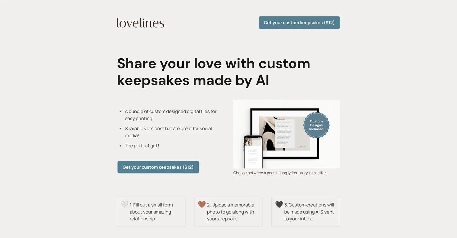 Lovelines Website