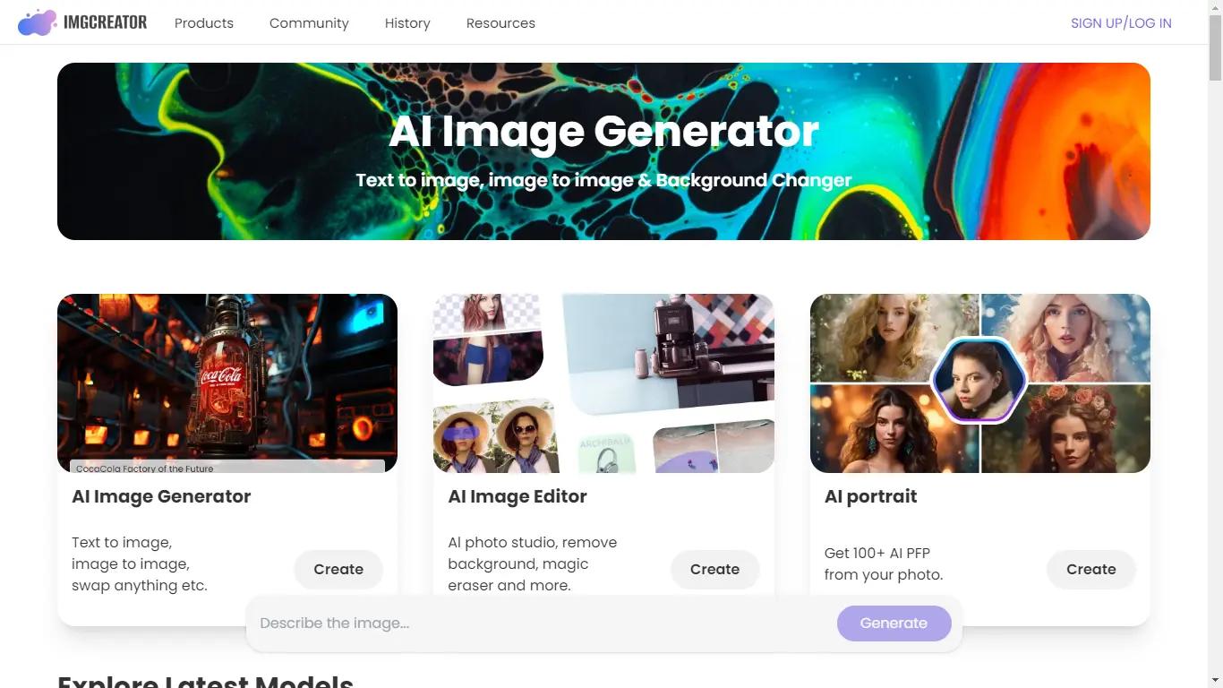 Image Generator Website