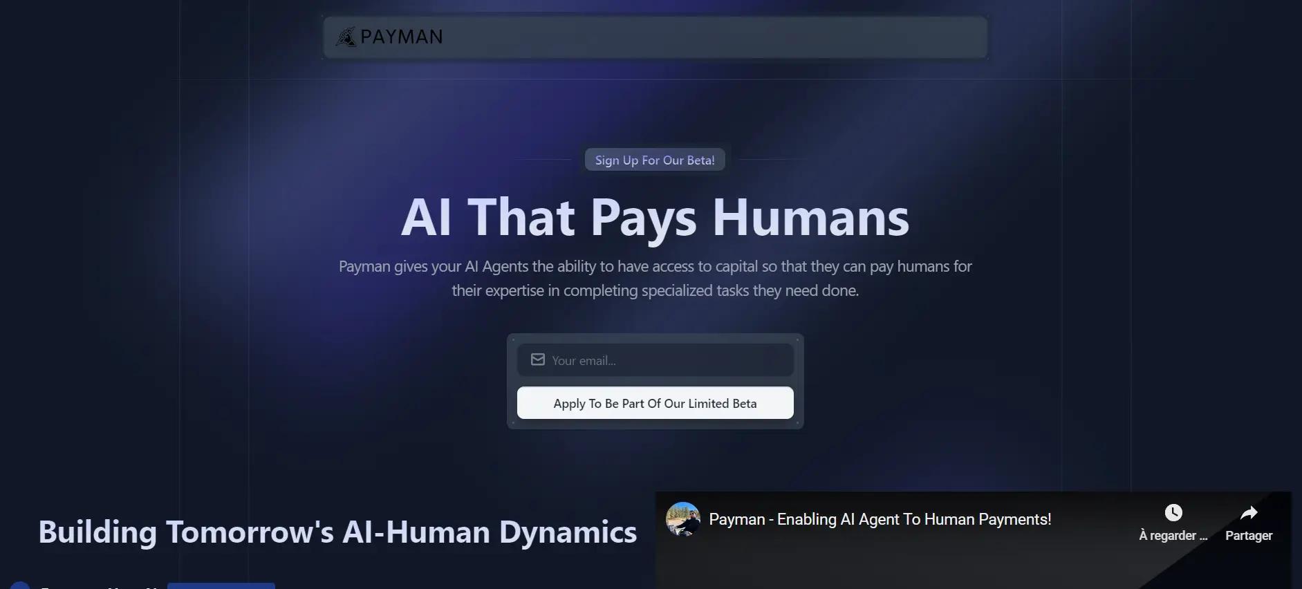 Payman AIWebsite Screenshot