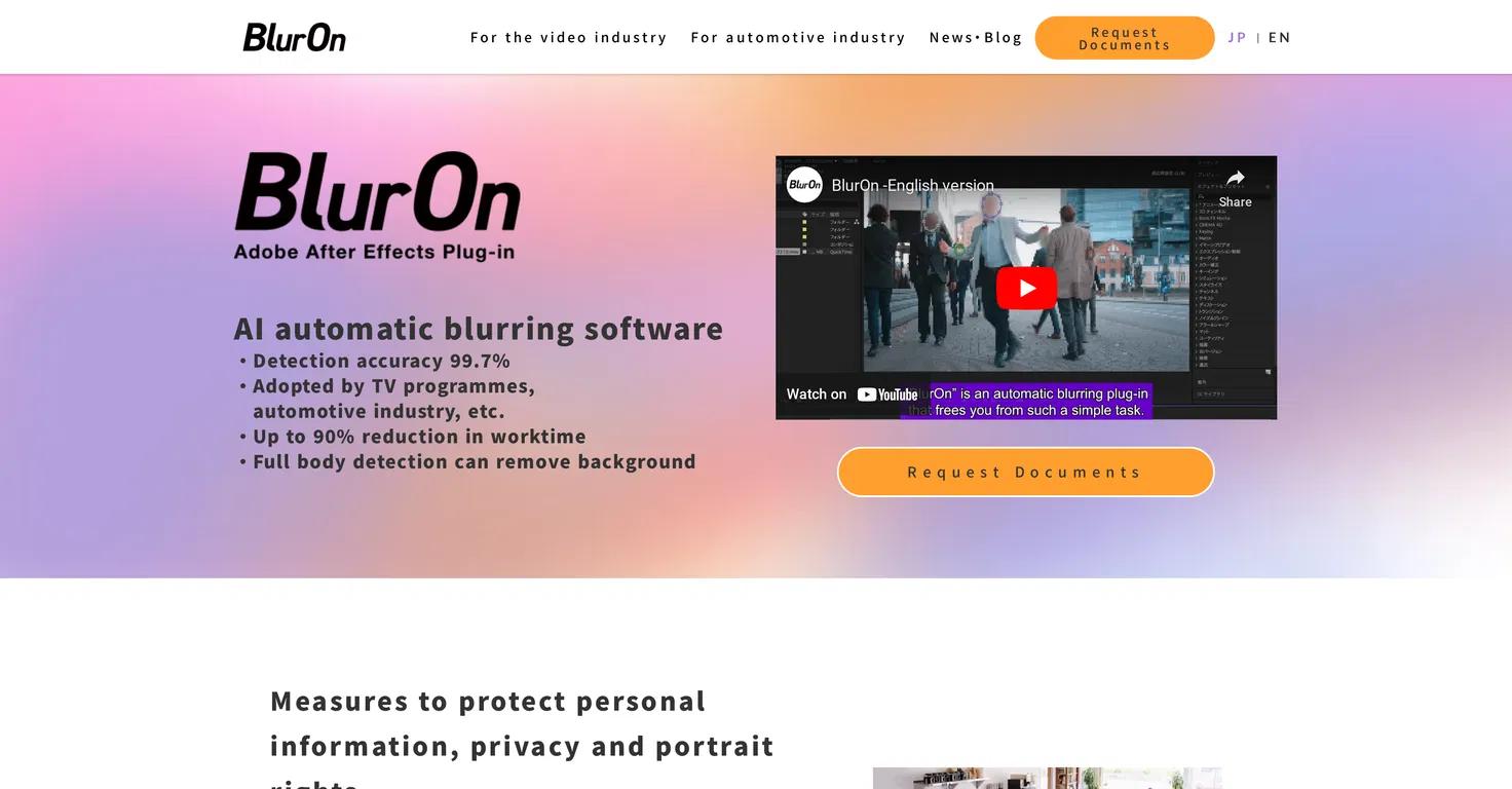 BlurOn Website