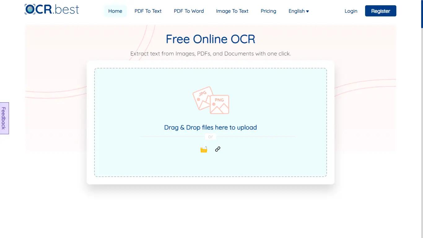 OCR bestWebsite Screenshot