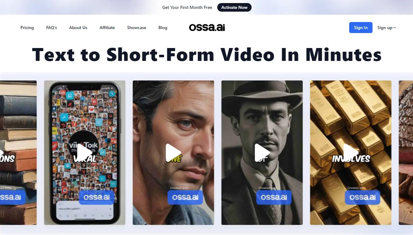 OSSA.AI Website