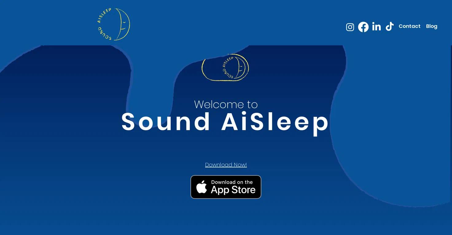 Sound AiSleep Website