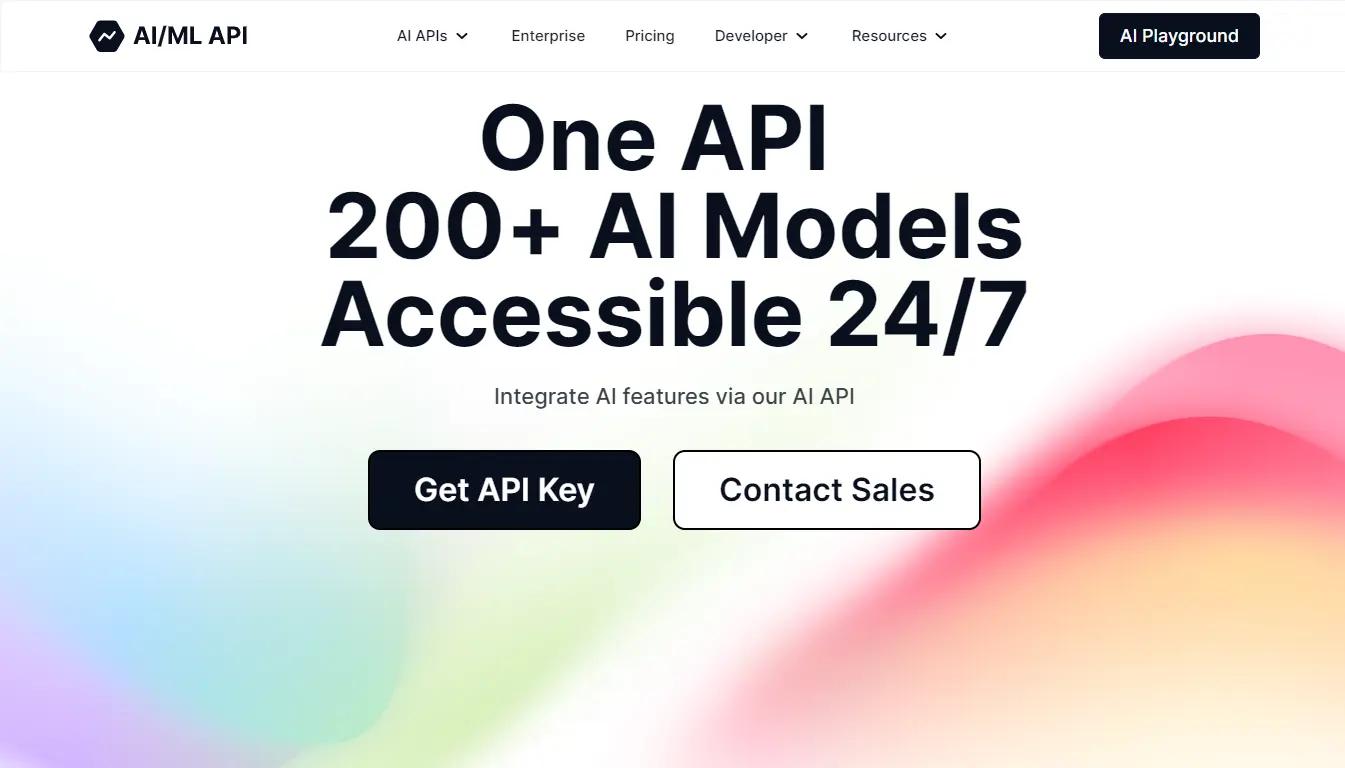 AI/ML API Website