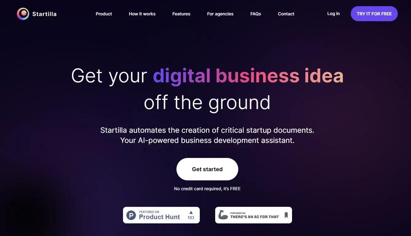 Startilla Website