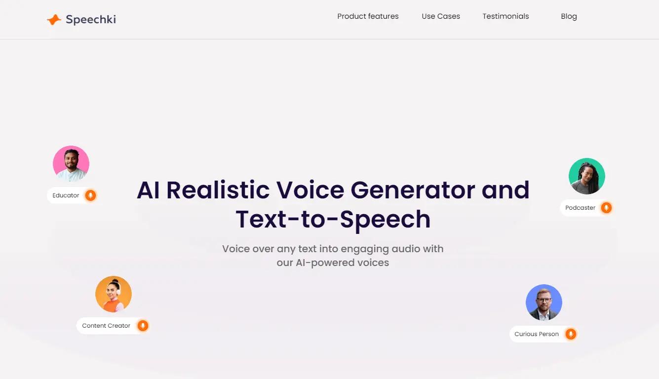 SpeechkiWebsite Screenshot