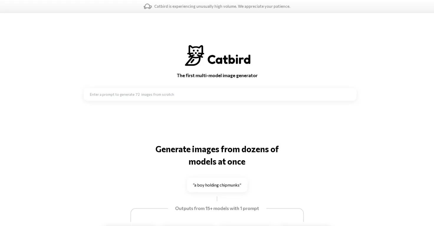 CatbirdWebsite Screenshot