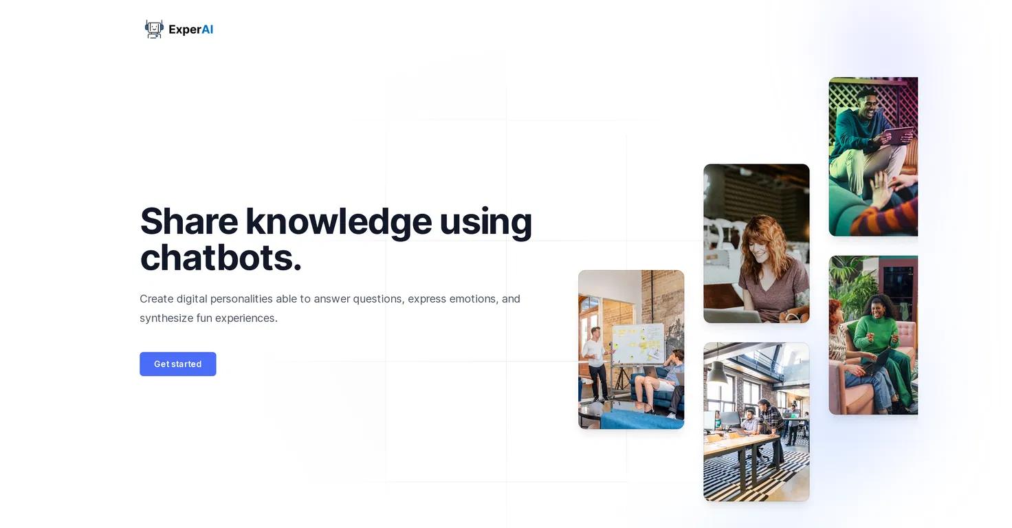 ExperAIWebsite Screenshot