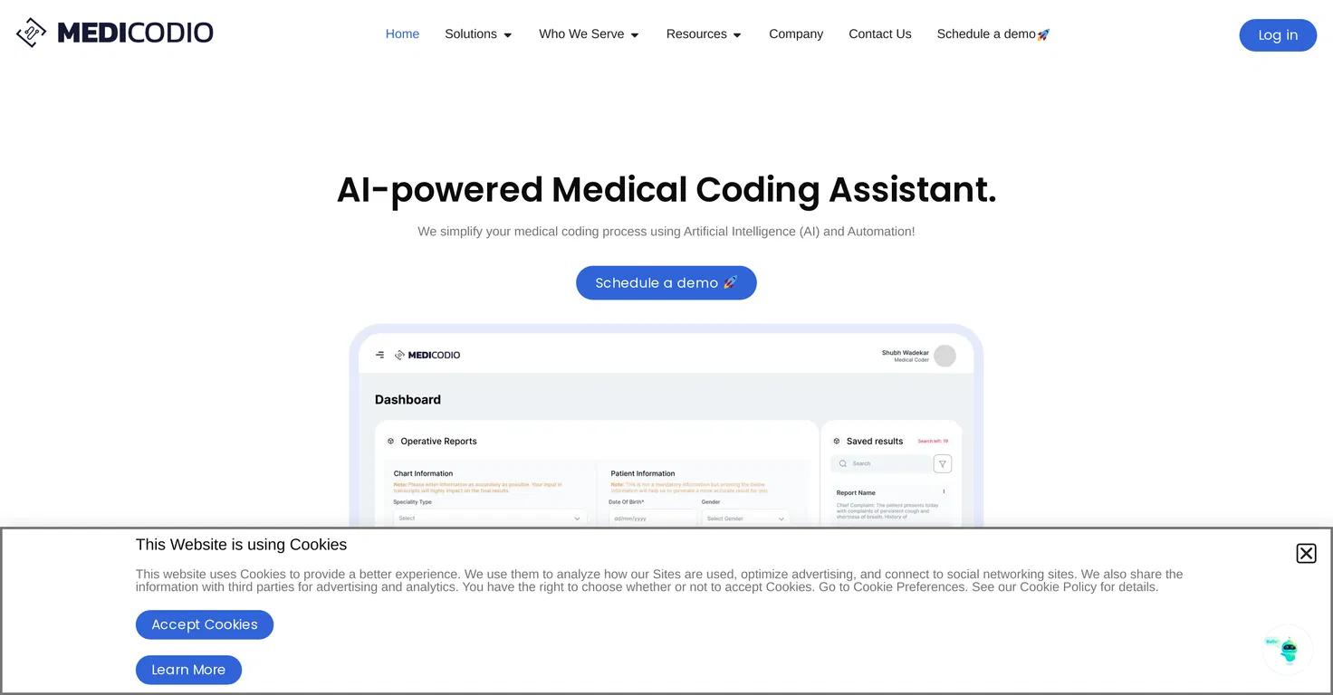 MediCodio Website