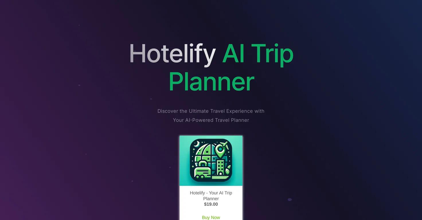 Hotelify Website Screenshot