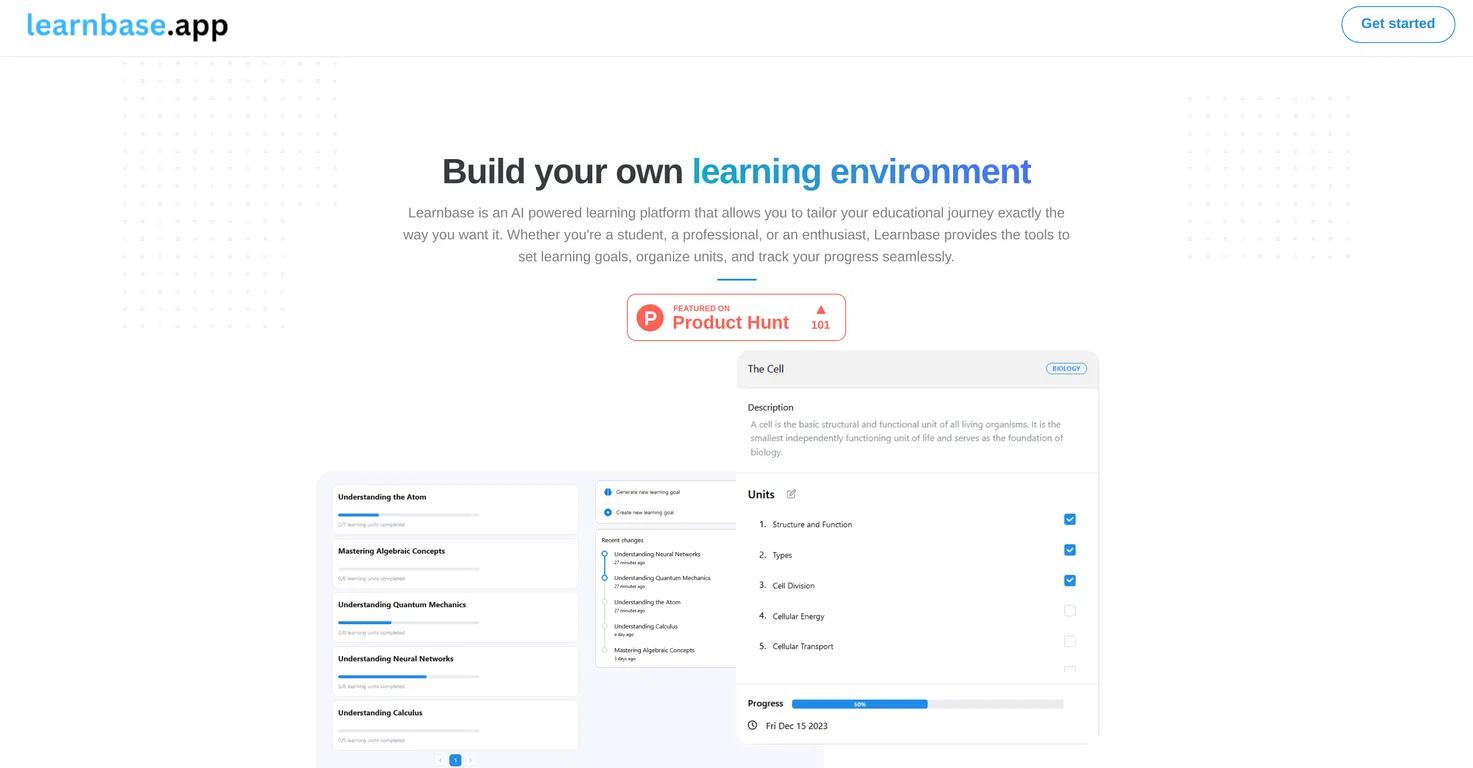 LearnbaseWebsite Screenshot