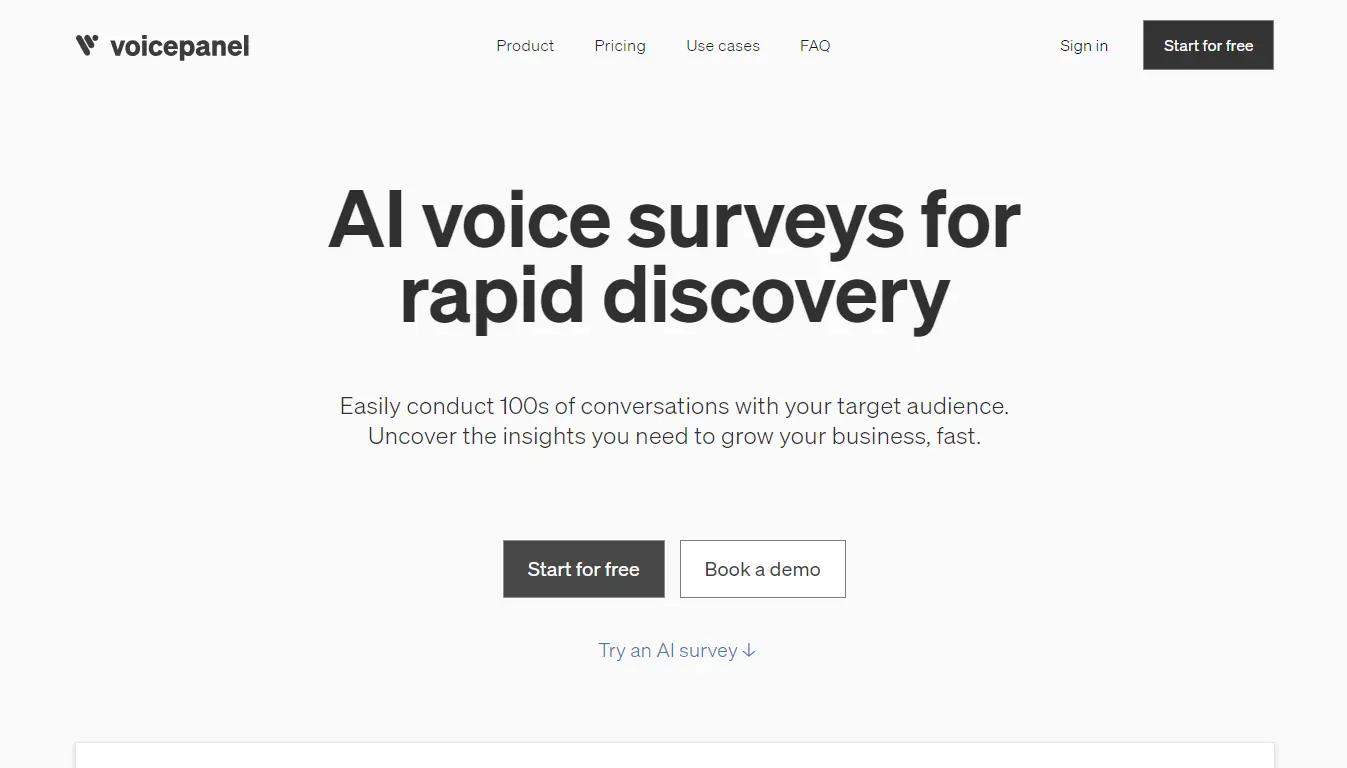 Voicepanel Website