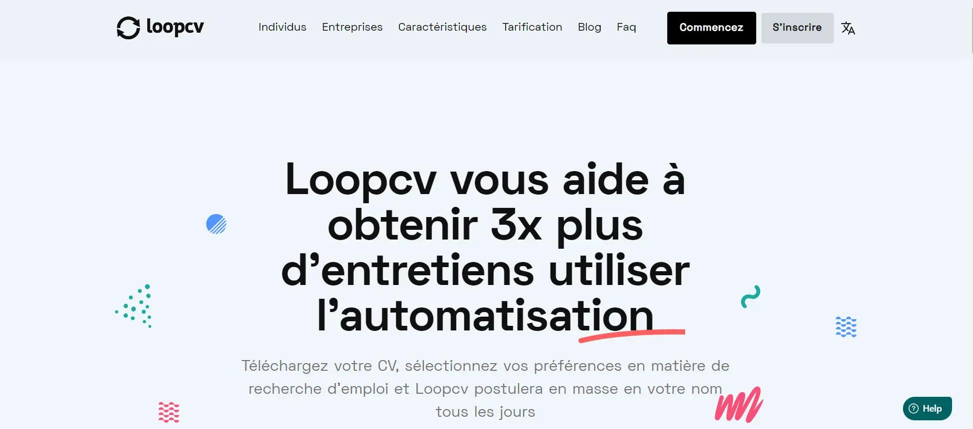 LoopCV Website