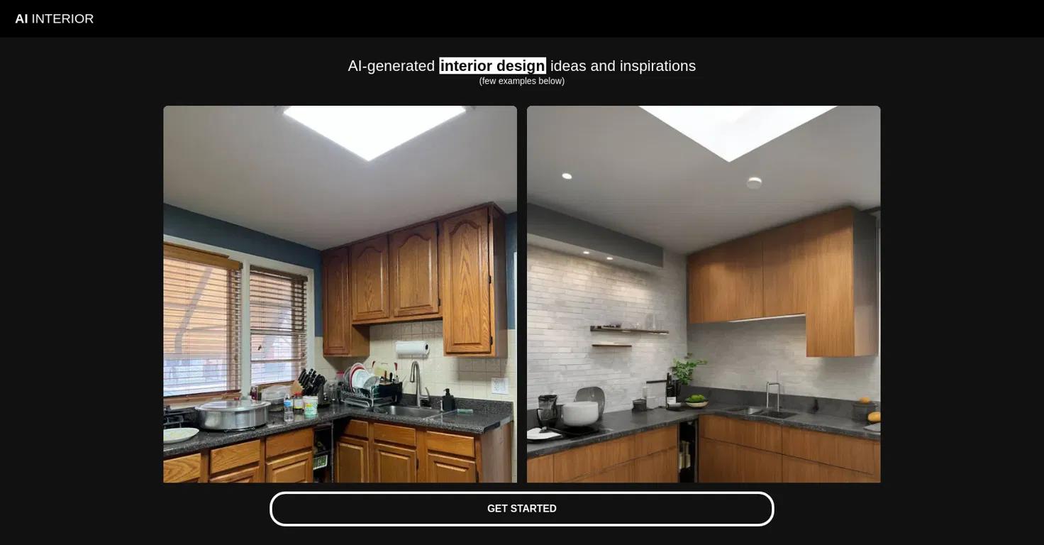 AI INTERIORWebsite Screenshot