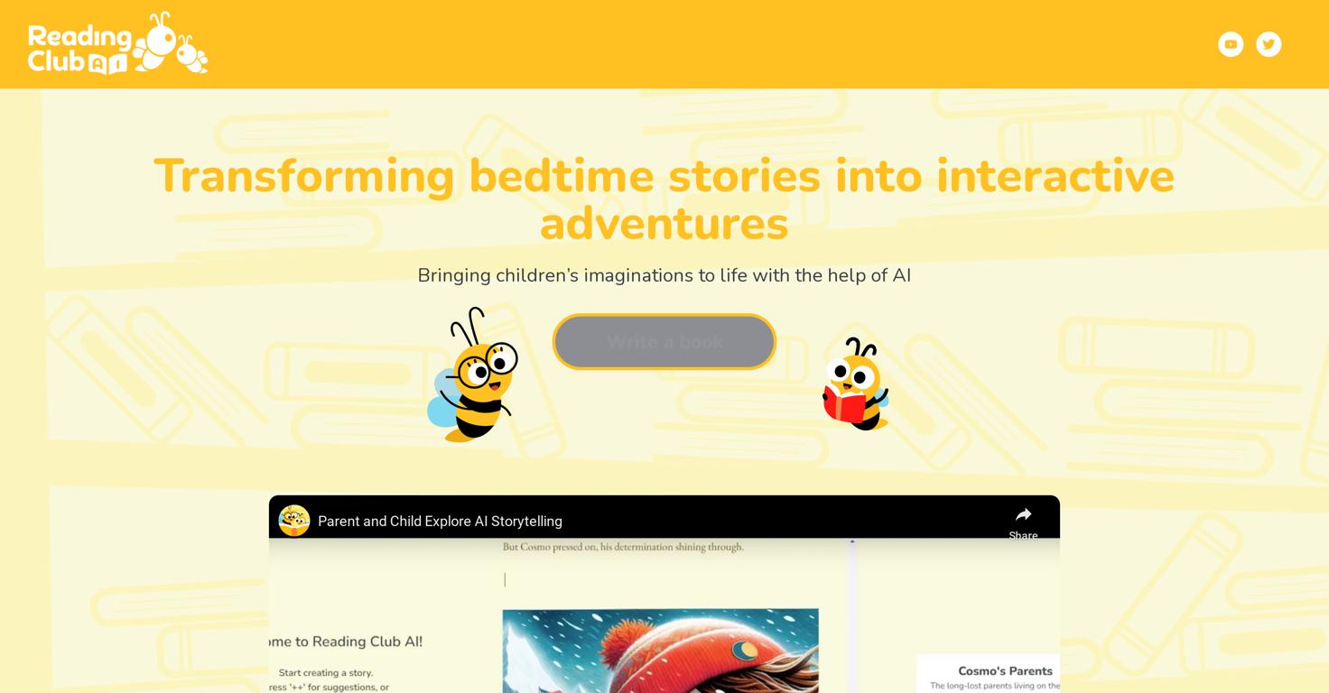 ReadingclubWebsite Screenshot