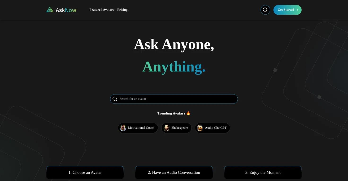 AskNowWebsite Screenshot