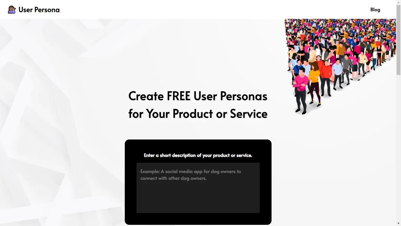 User Persona  Website