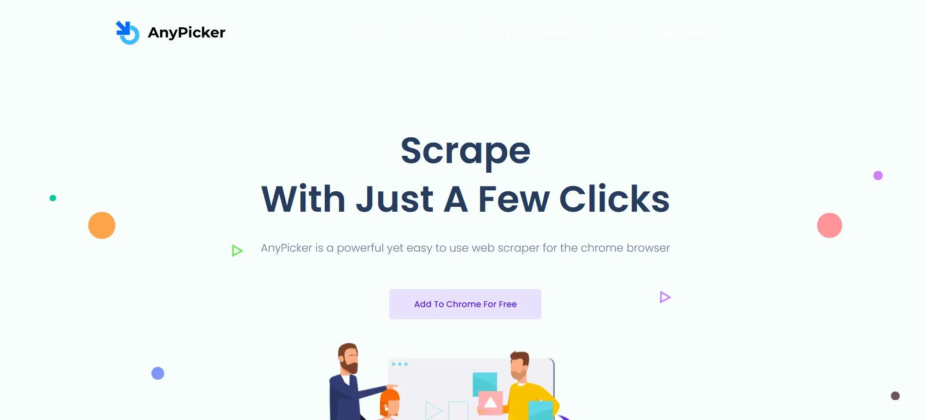 AnyPickerWebsite Screenshot