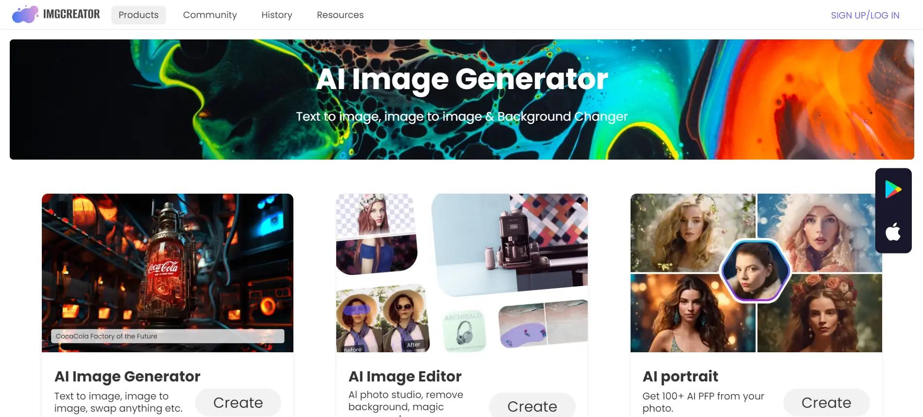 Imgcreator Website