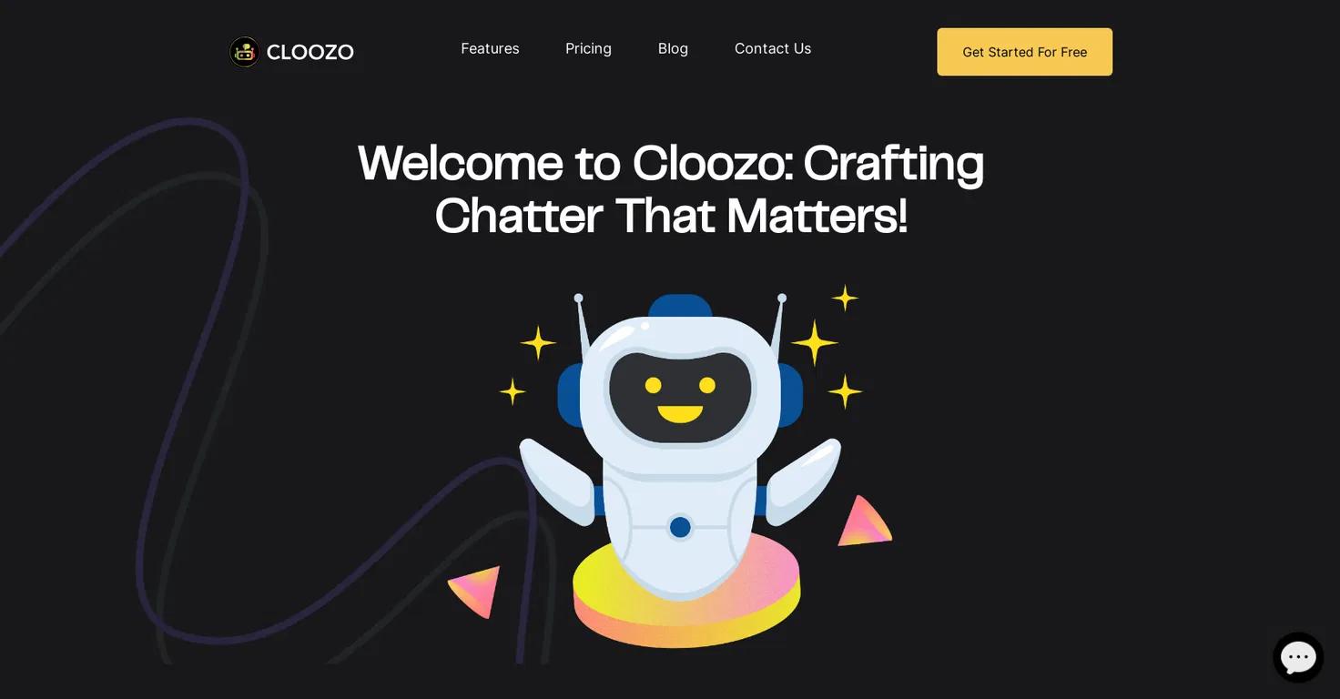 CloozoWebsite Screenshot