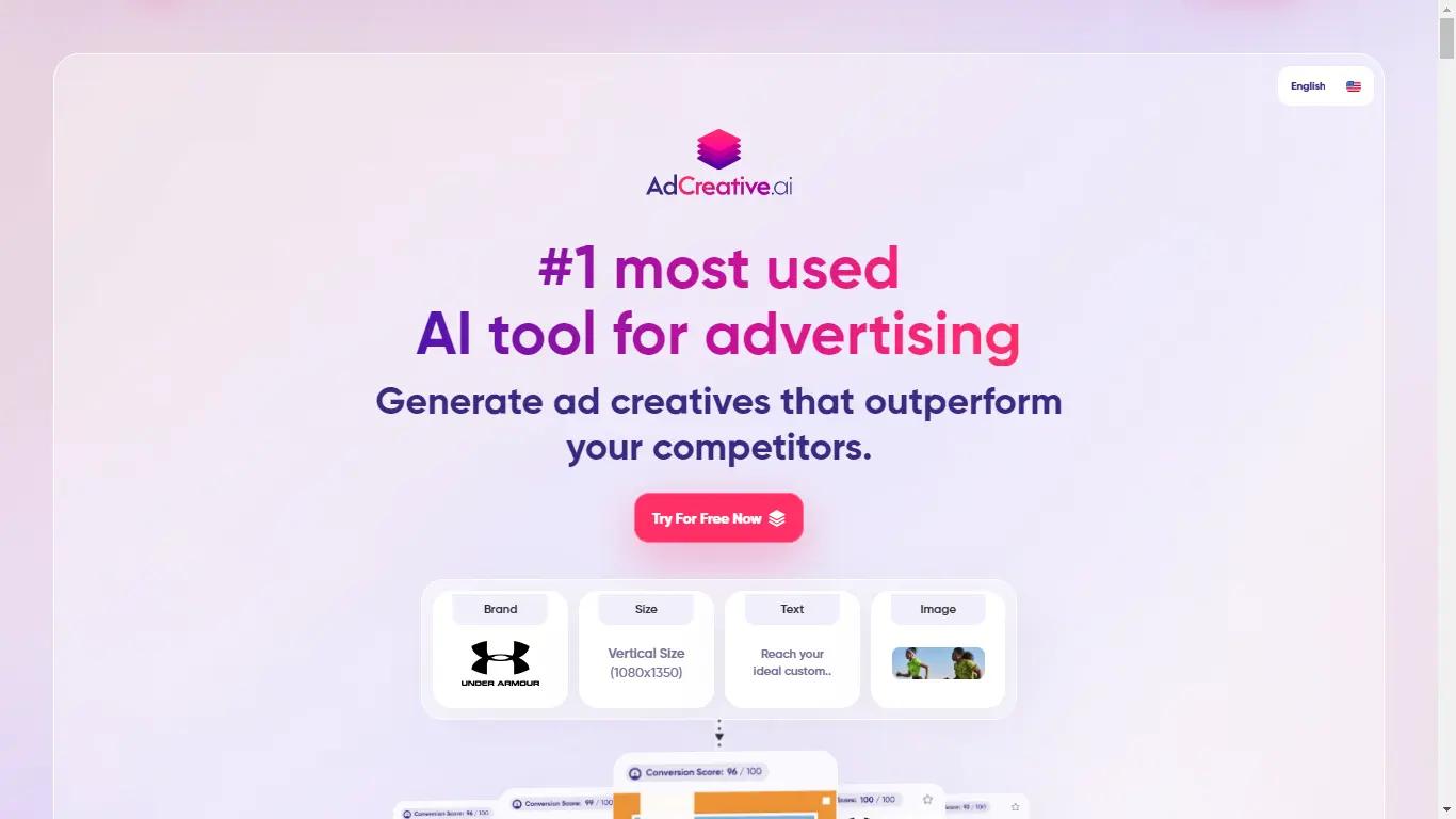 AdCreativeWebsite Screenshot