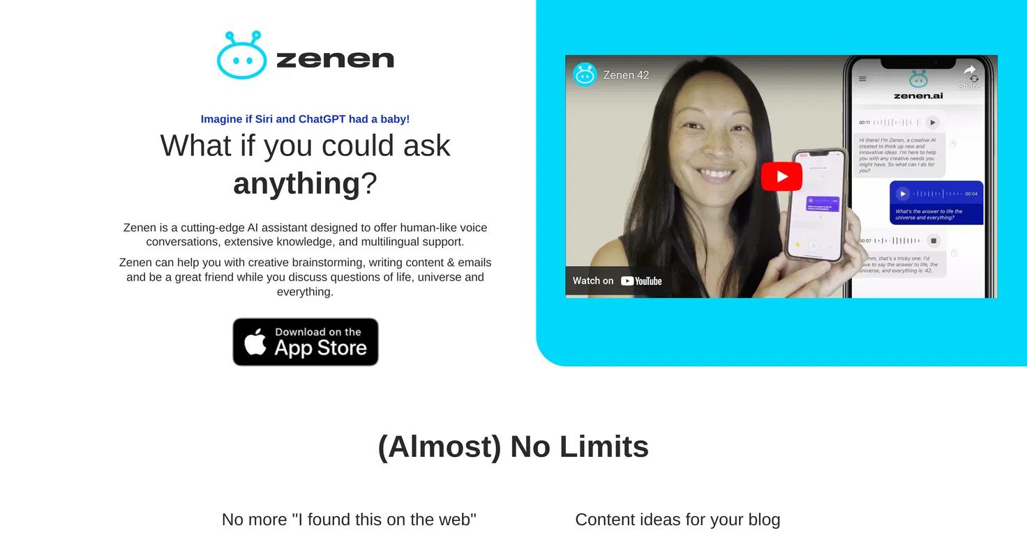 ZenenWebsite Screenshot