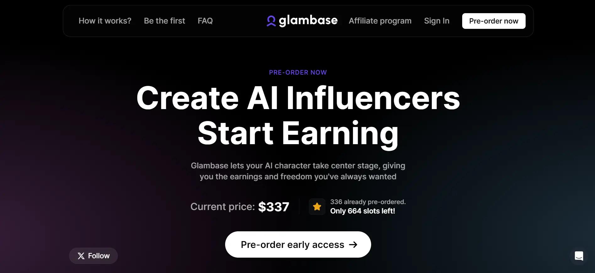 GlambaseWebsite Screenshot