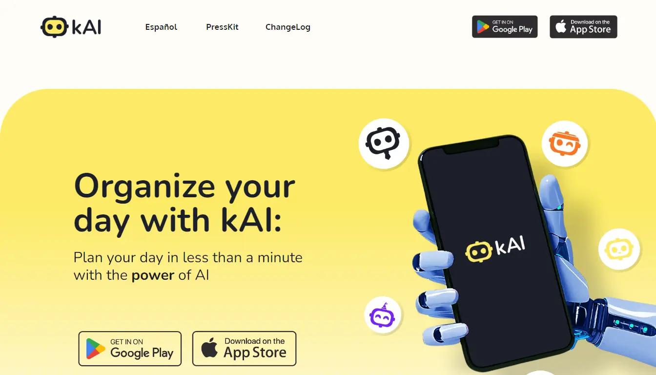 kAIWebsite Screenshot