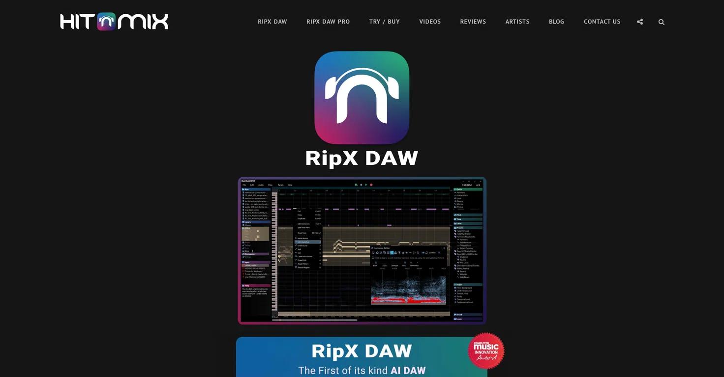 HitnmixWebsite Screenshot