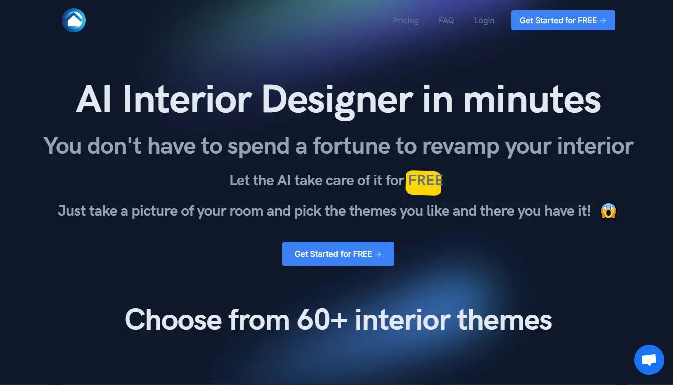 AInterior DesignWebsite Screenshot