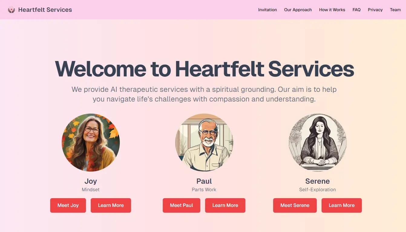 Heartfelt Services Website