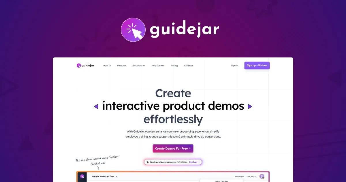 GuidejarWebsite Screenshot