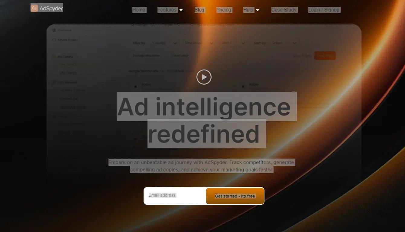 AdSpyder Website