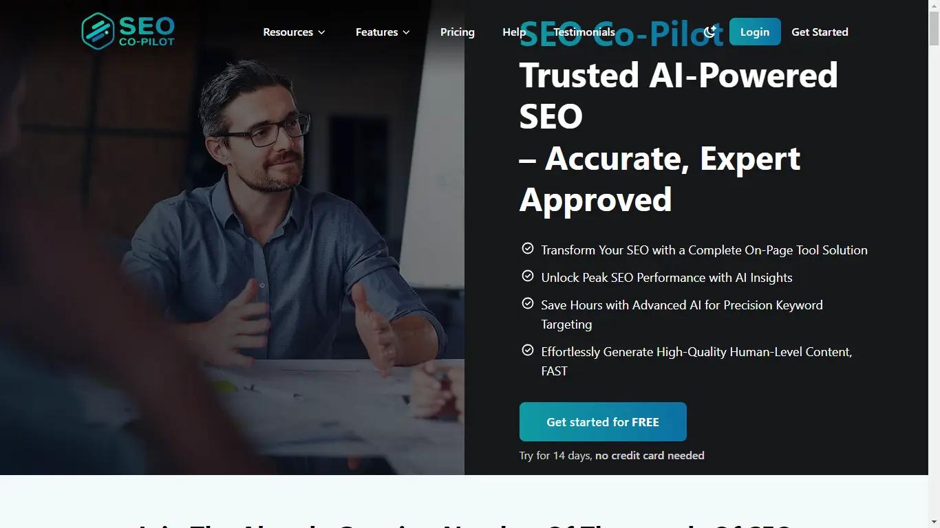 SEOCoPilot Website