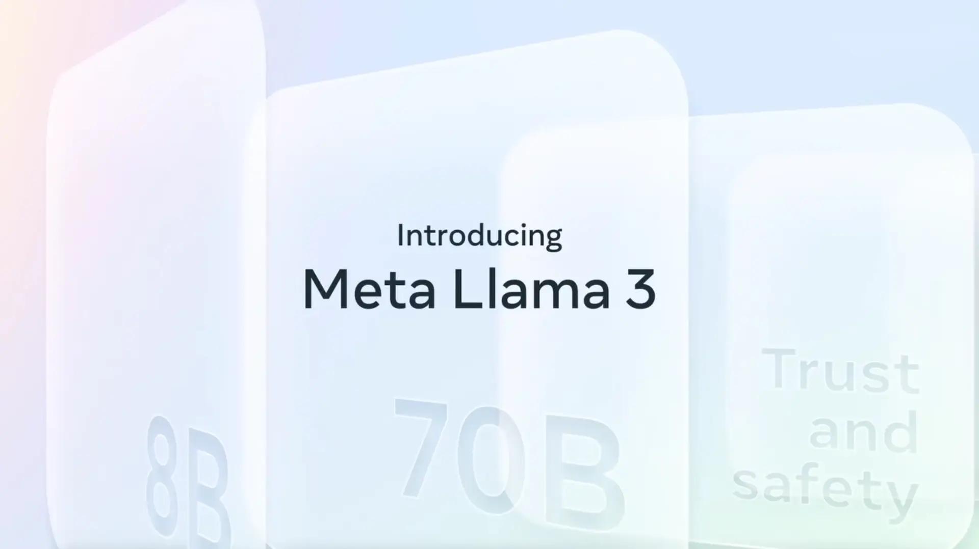 blog picture -Llama 3 by Meta