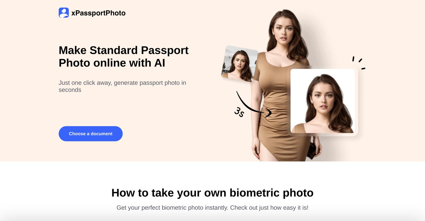 XPassportPhotoWebsite Screenshot