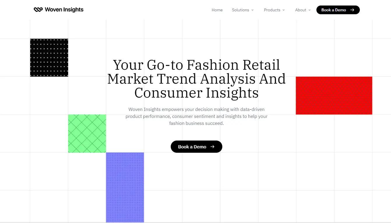 Woven InsightsWebsite Screenshot