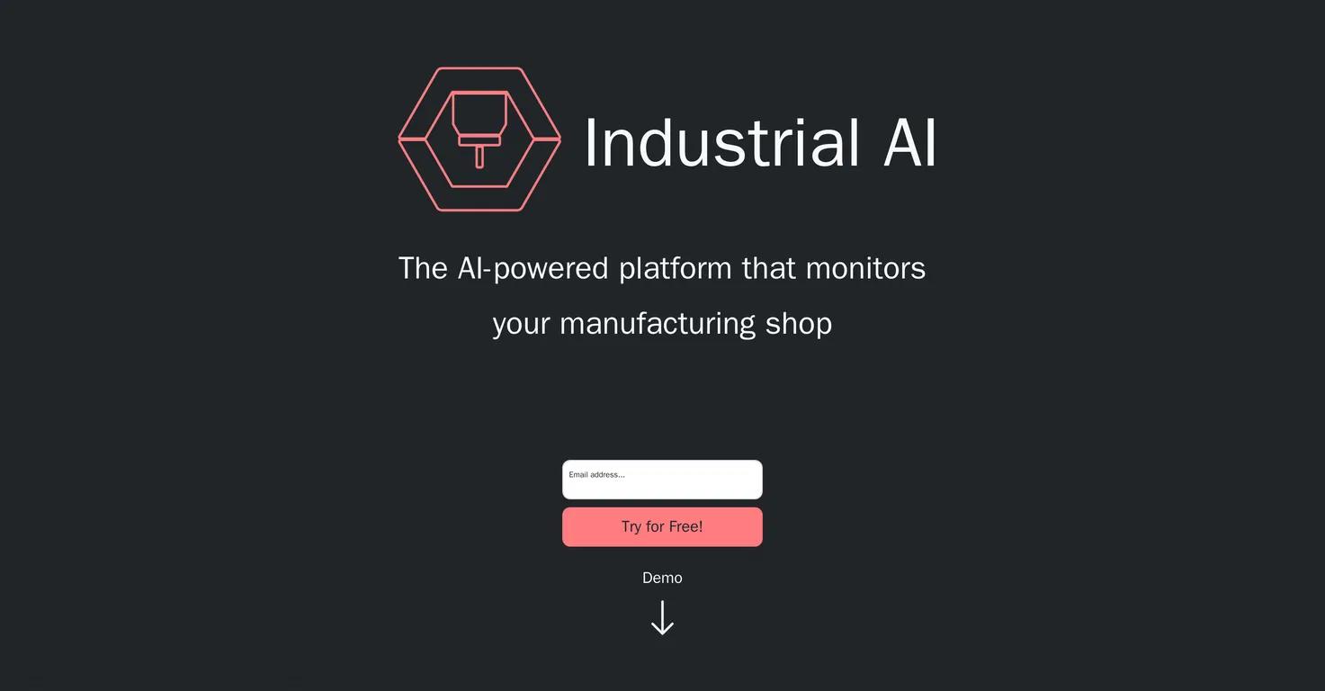 Industrial AIWebsite Screenshot