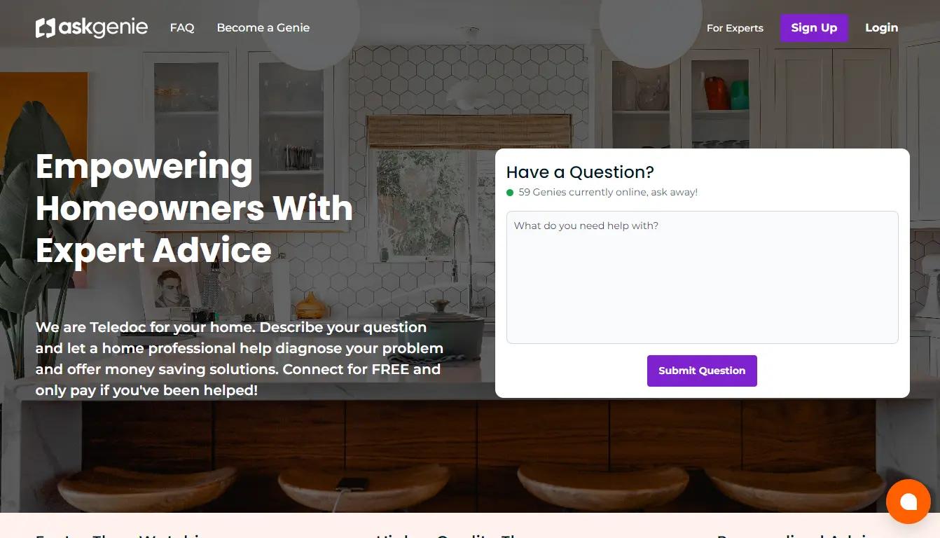 AskGenie Website