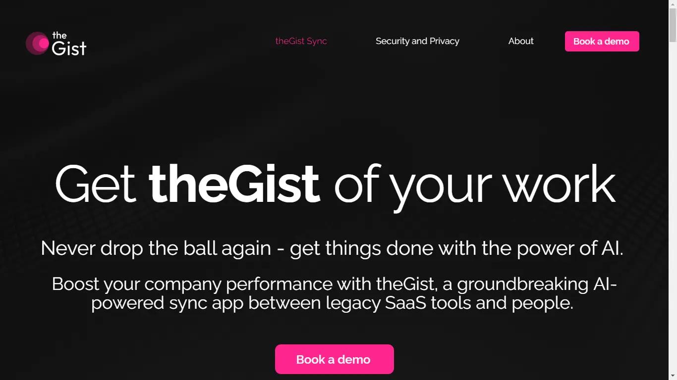 Thegist Website