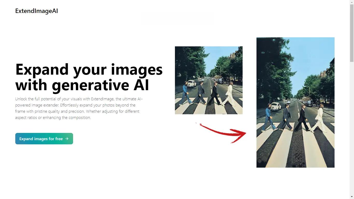 ExtendImage AI Website