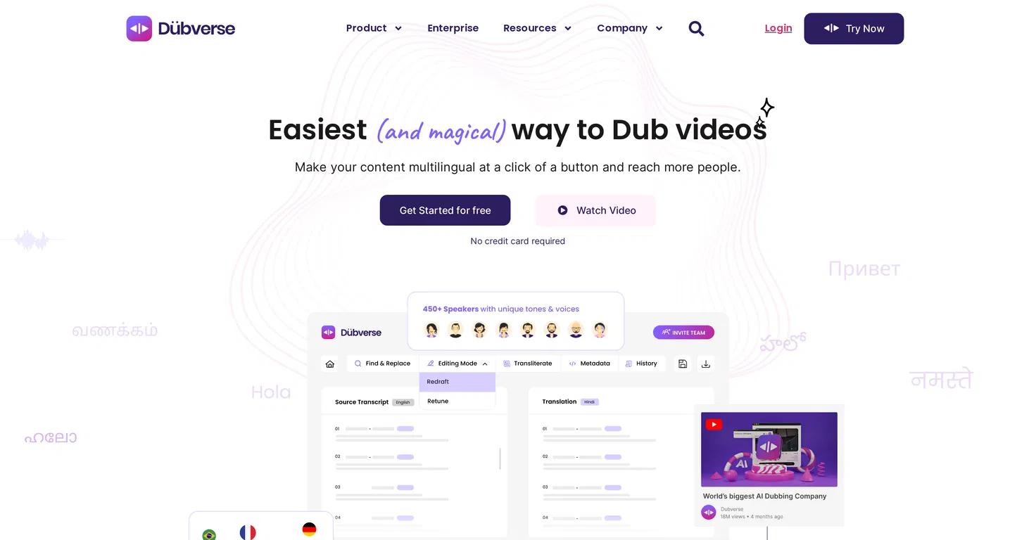 Dubverse Website