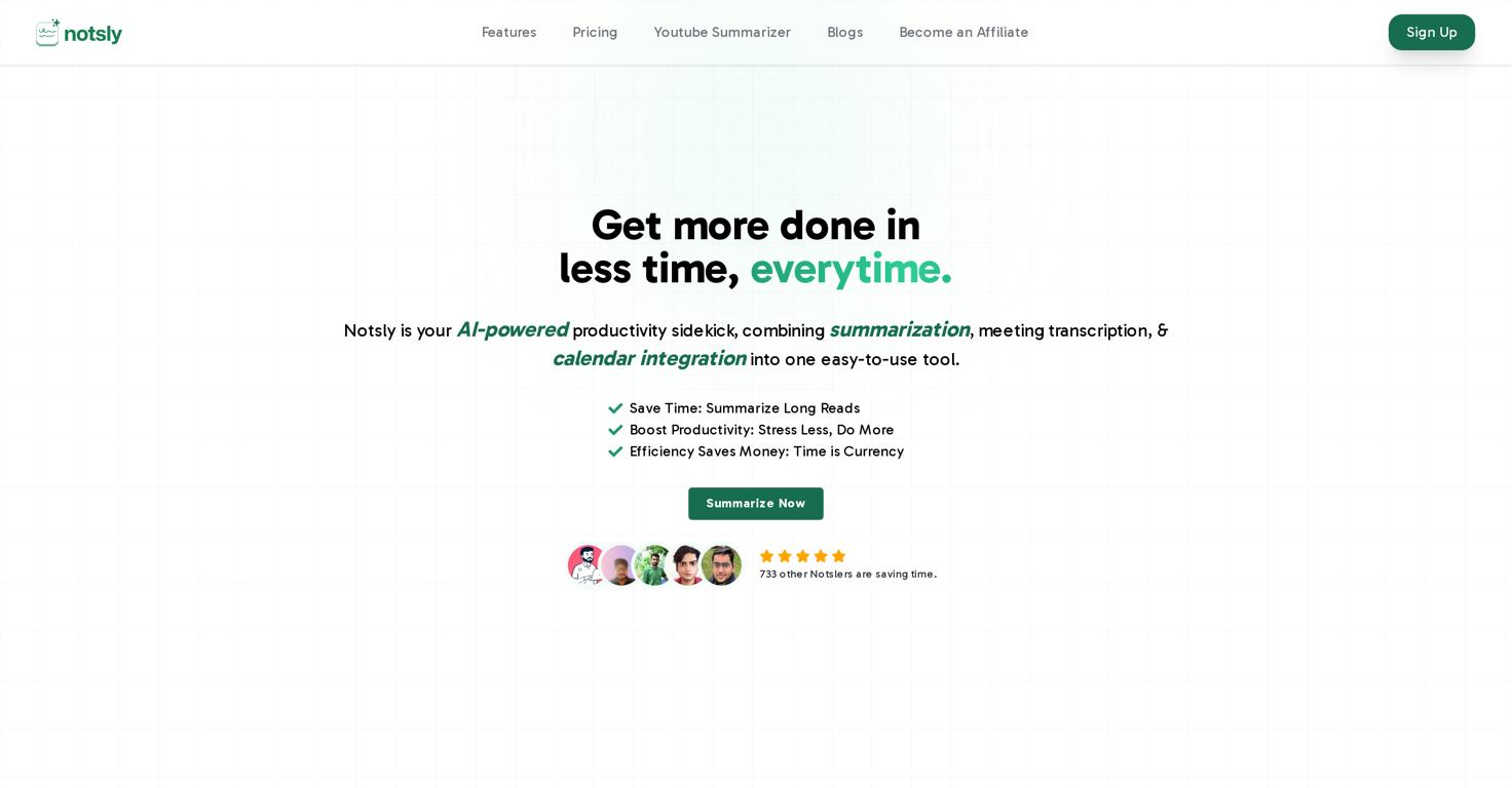 NotslyWebsite Screenshot