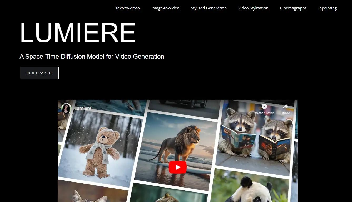 LUMIERE Website