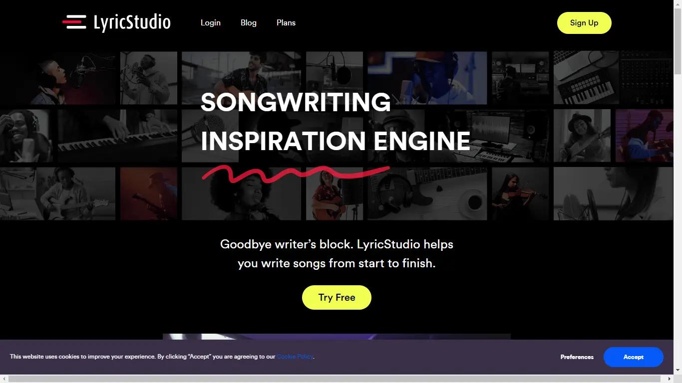 LyricStudio Website