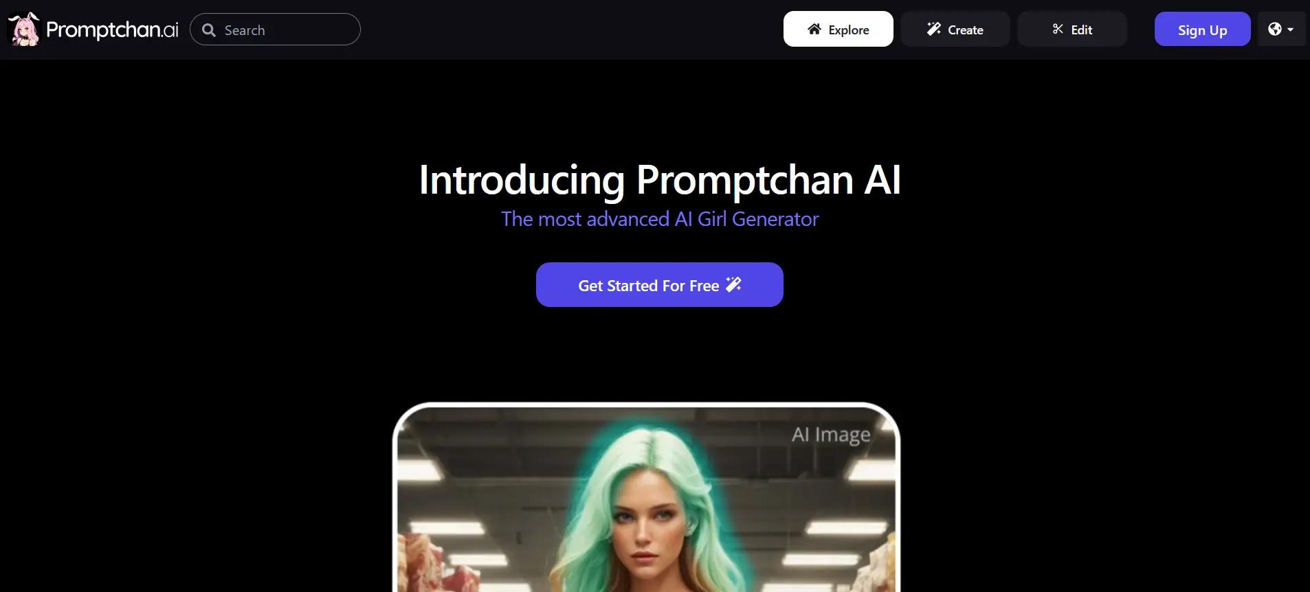 Promptchan AI Website